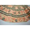 Spódnica indyjska  kopertowa - długa - czerwony marmur