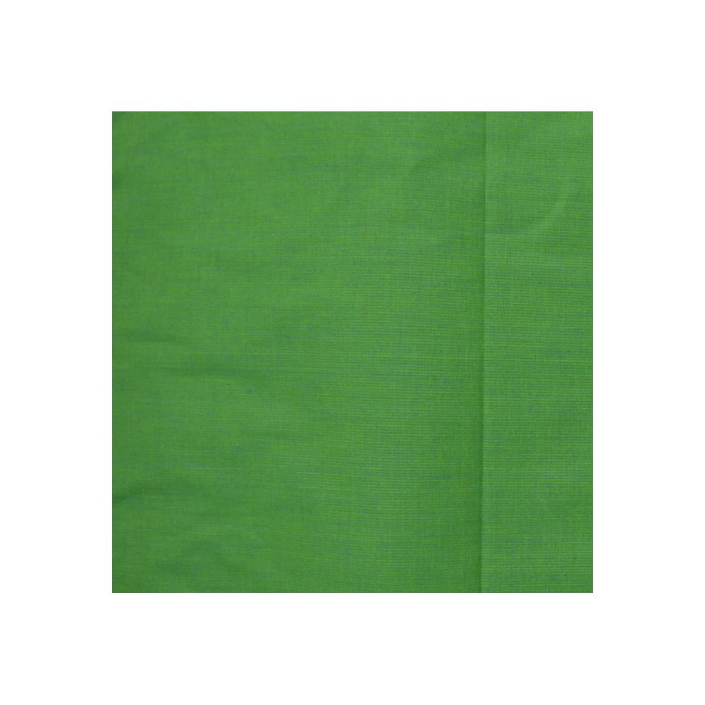 Bawełna ręcznie tkana - zielone prążki