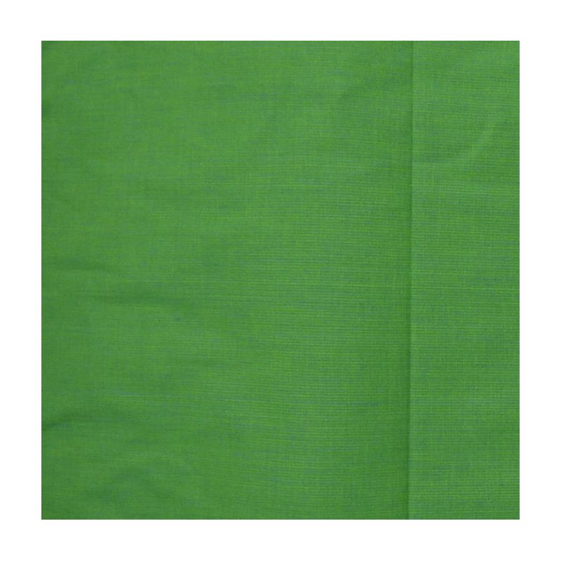 Bawełna ręcznie tkana - zielone prążki