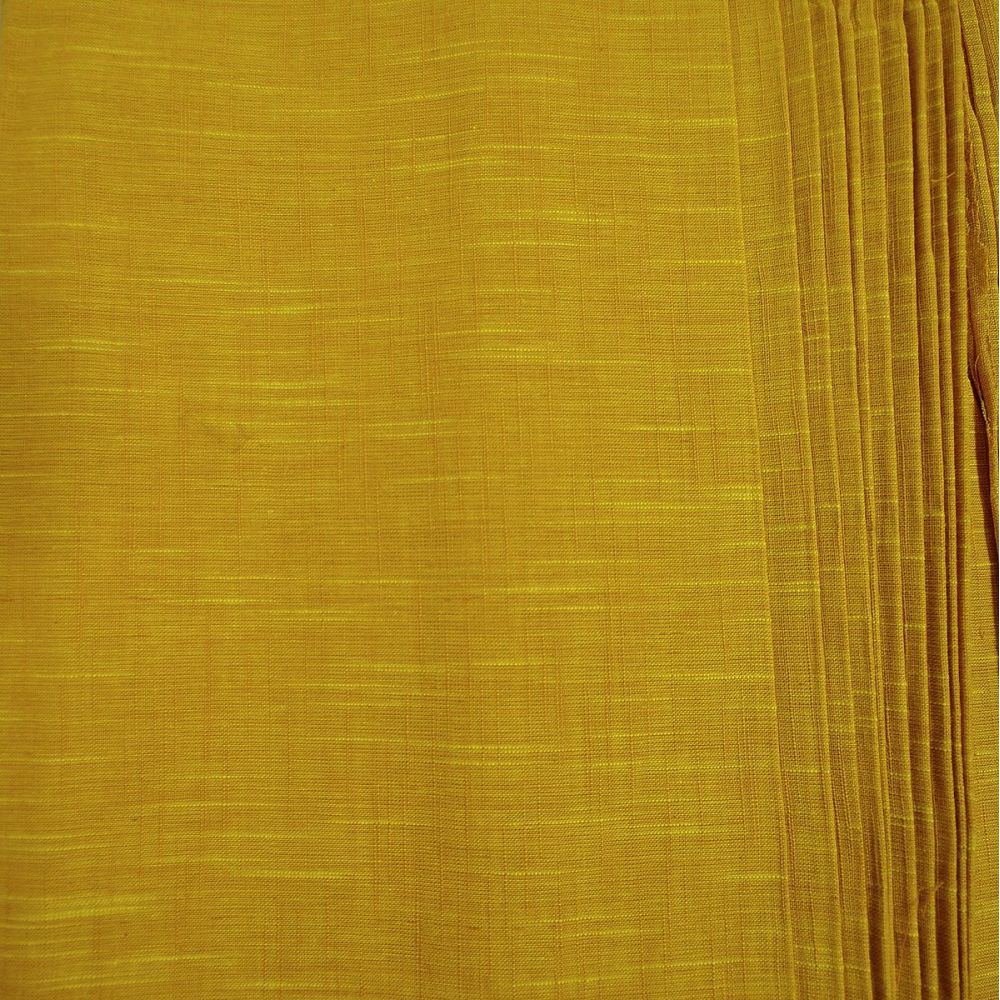 Bawełna ręcznie tkana - żółty