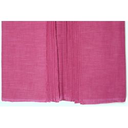 Bawełna ręcznie tkana - ciepły różowy melanż