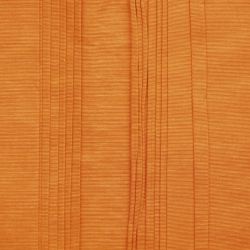 Bawełna ręcznie tkana - pomarańczowe prążki