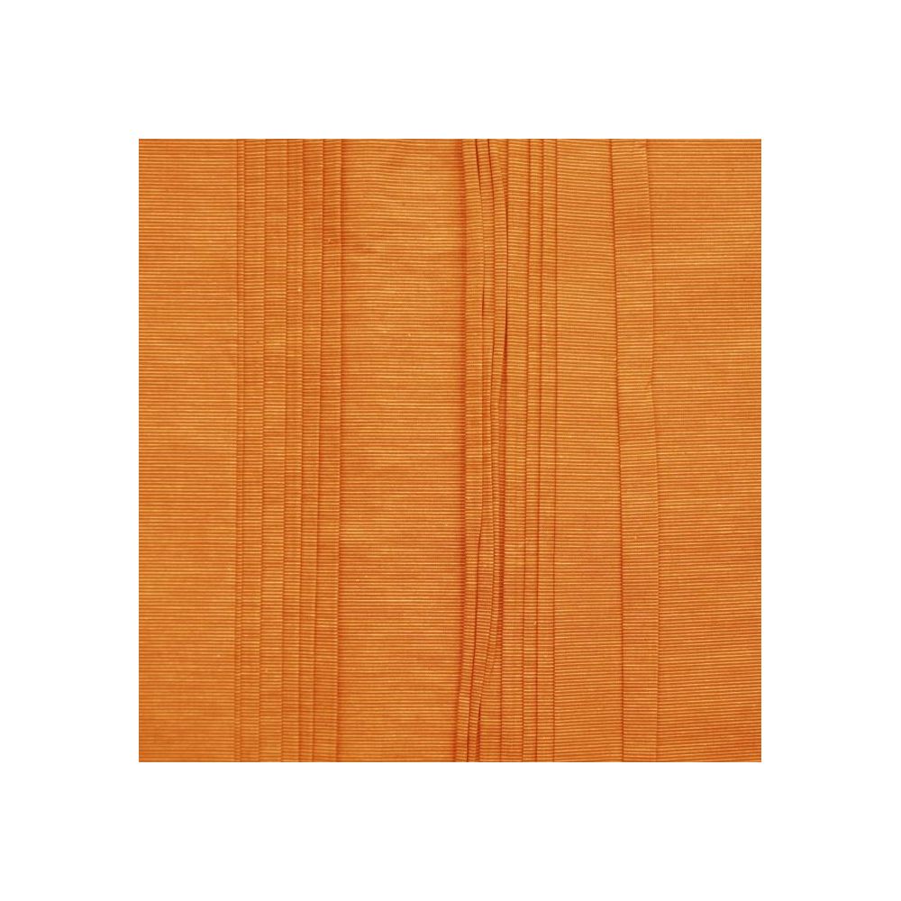Bawełna ręcznie tkana - pomarańczowe prążki