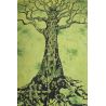 Obrus - makata - zasłona - mądre drzewo - seledynowy zielony