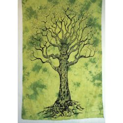 Obrus - makata - zasłona - mądre drzewo - seledynowy zielony