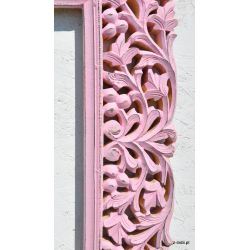 Rama drewniana - różowa winnica