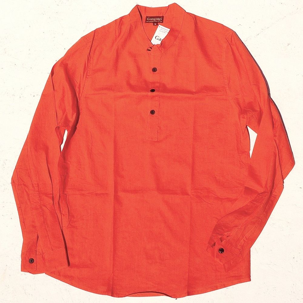 Koszula - pomarańczowa bawełna
